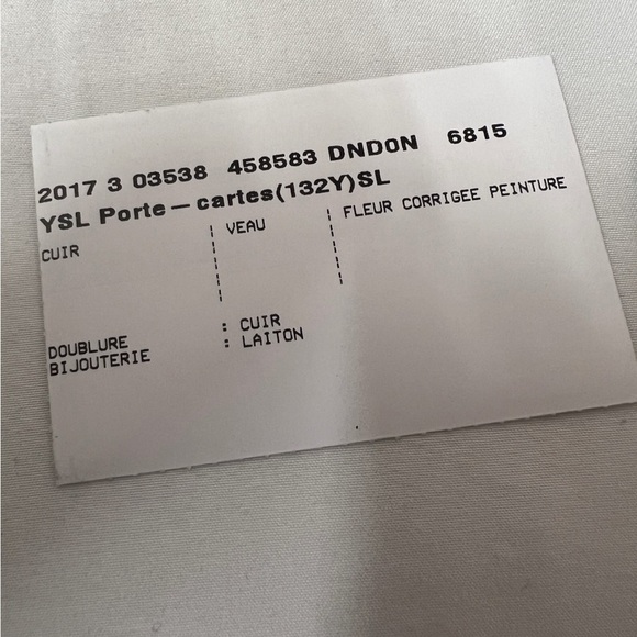 YSL Yves Saint Laurent Loulou Lou Lou Flap
Wallet Card Case - Picture 7 of 8